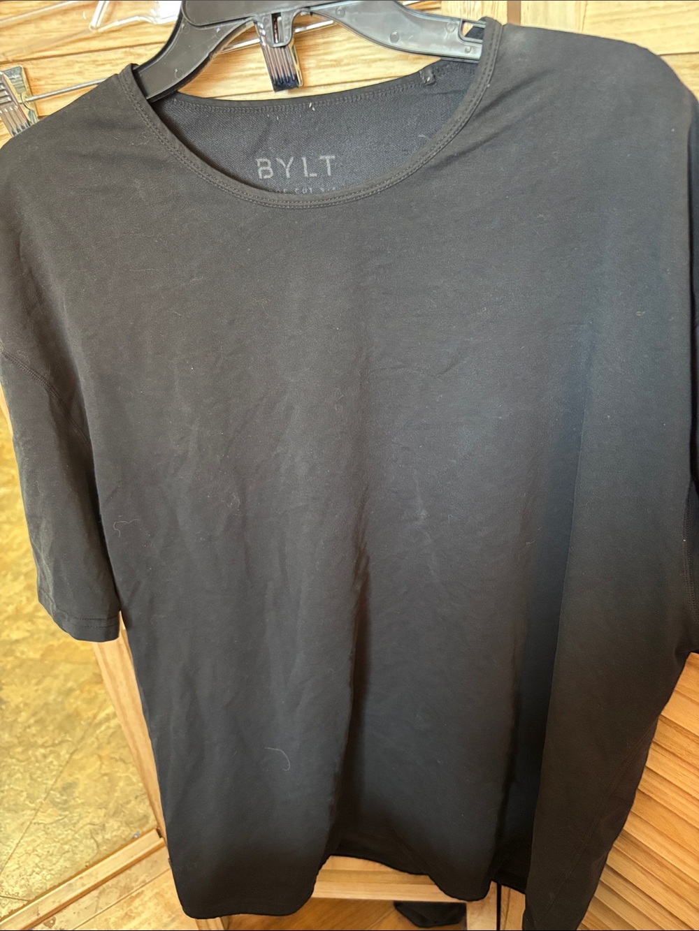 Ladies BYLT Black Crew Neck T-Shirt xxl